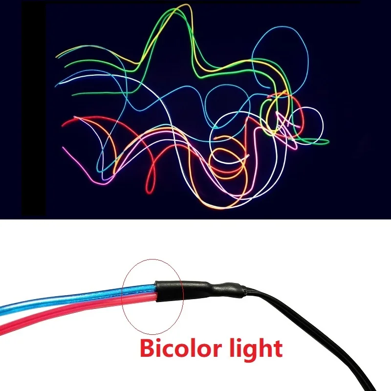 Car Ambient Lamp LED Neon Light Dance Party Decor Light Neon LED lamp Flexible EL Wire Rope Tube Waterproof LED Strip