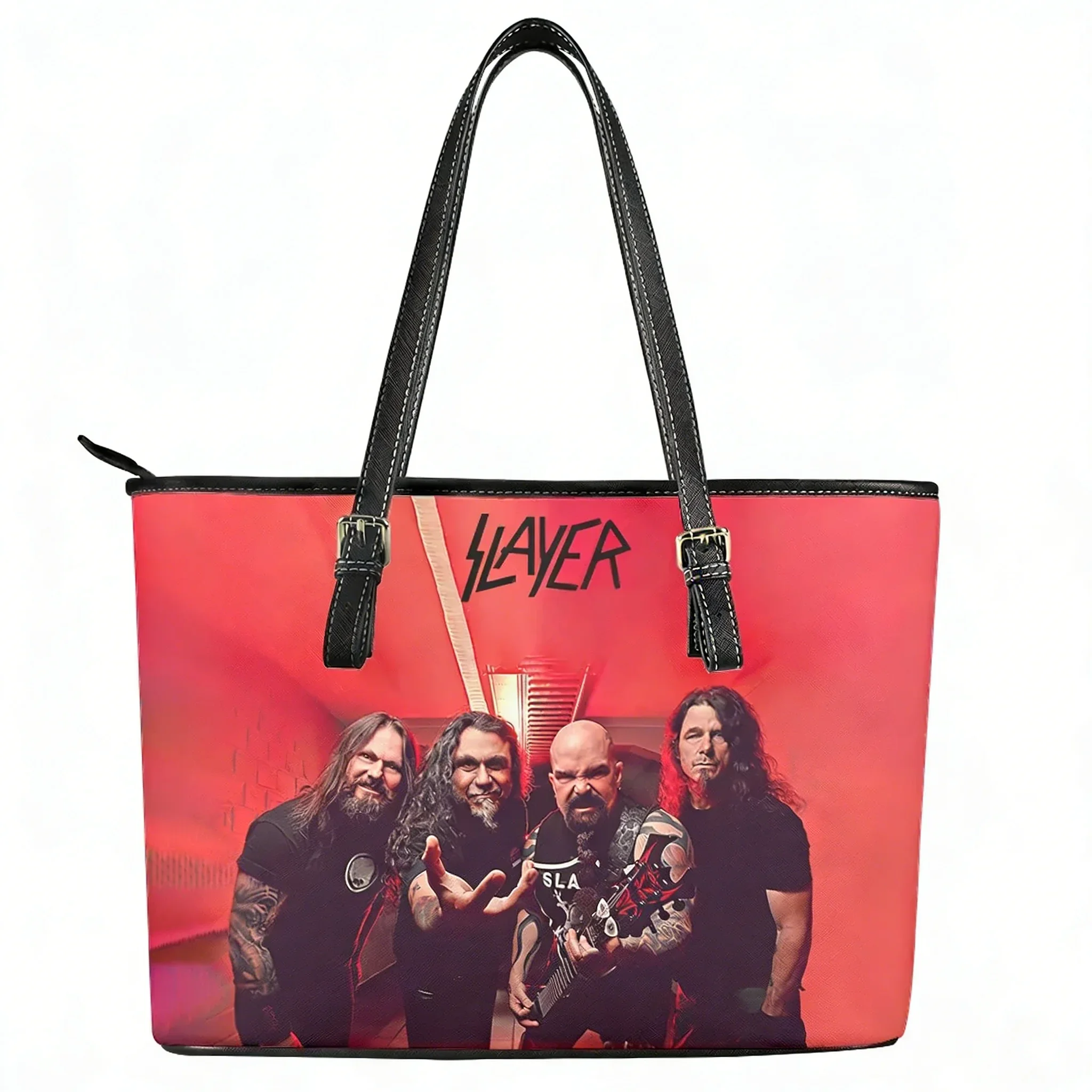

Slayer Handbag Womens Mens Personalized Tote Bag Fashion Shoulder Bag Business Commuter Leather Purse Custom made Grocery Bag
