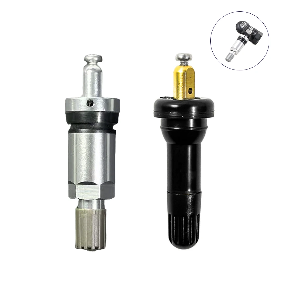 TPMS-06 zestaw trzonki zaworu czujnik ciśnienia w oponach metalowa guma do autela — zdjęcie 7