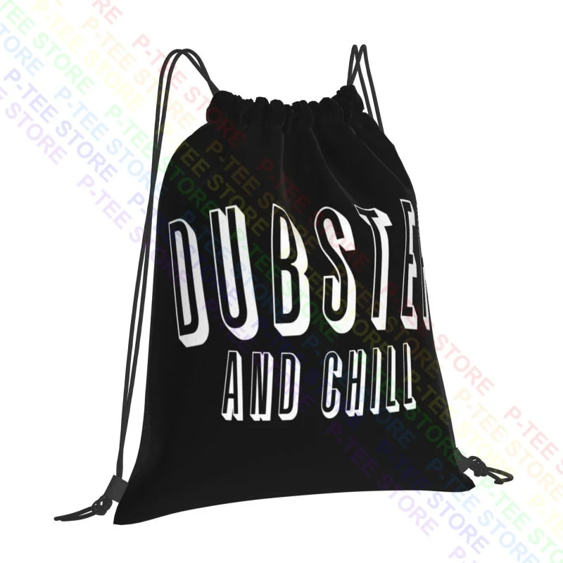 Dubstep And Chill Drawstring Bags Gym Bag Print Creative Eco Friendly School Sport Bag