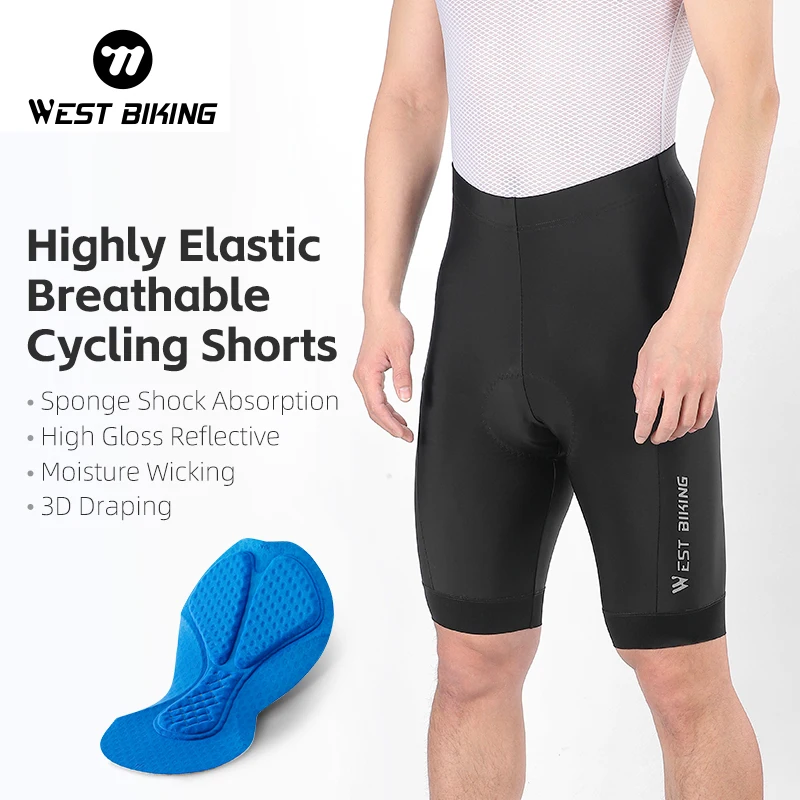 

WEST BIKING Cycling Shorts High Elastic Mountain Bike Pant For Women Men MTB Clothing Breathable Outdoor Road Bike Tight Knicker