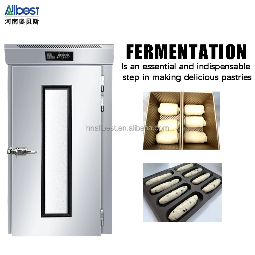 32 Trolley Dough Proofer Spray Proofing Box 220V Motor Bakery Fermentation Use