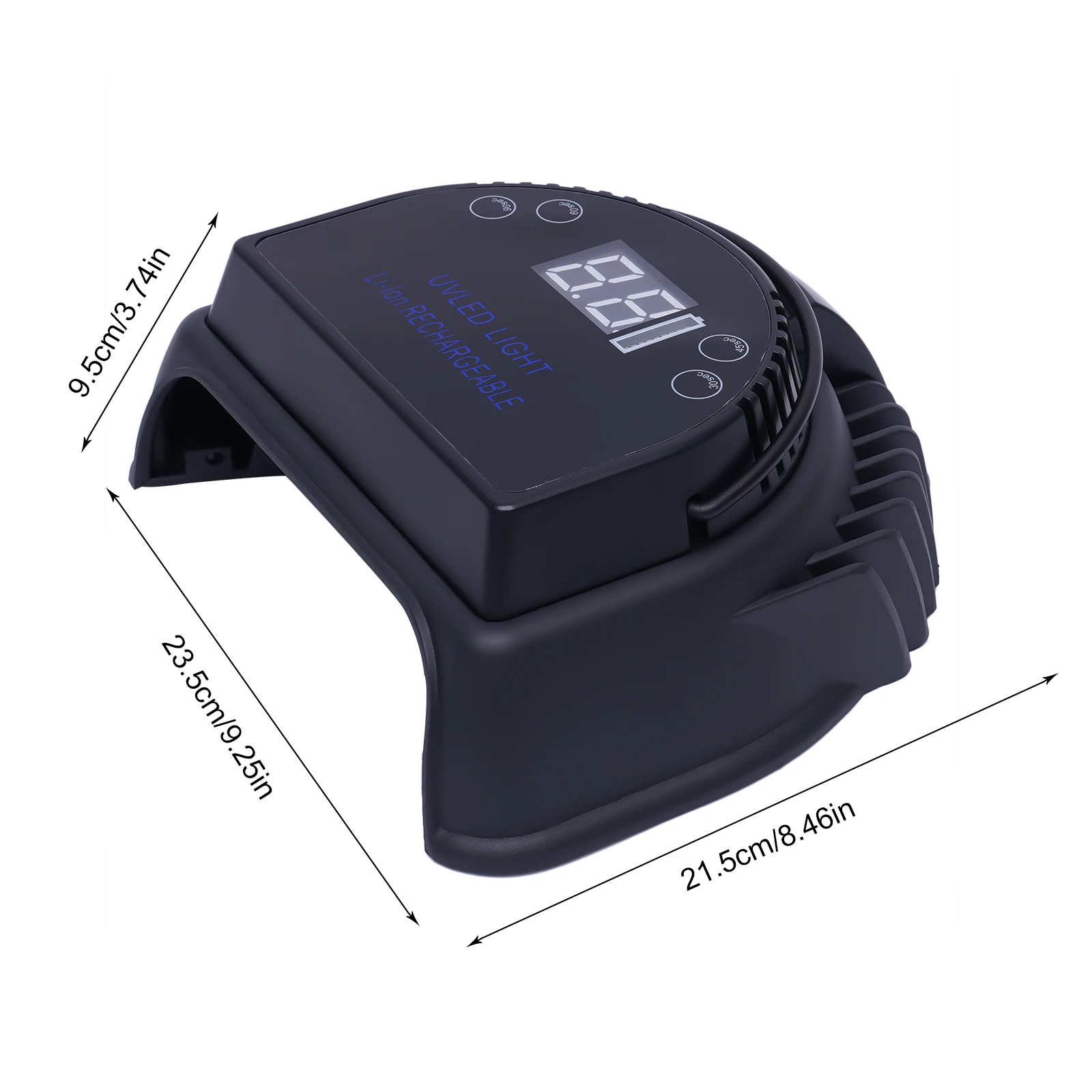 64 واط الأشعة فوق البنفسجية مصباح طلاء الأظافر جل علاج مصباح تلميع مع 4 أوضاع توقيت ووضع الاستشعار التلقائي 36 حبة لصالون المنزل #2