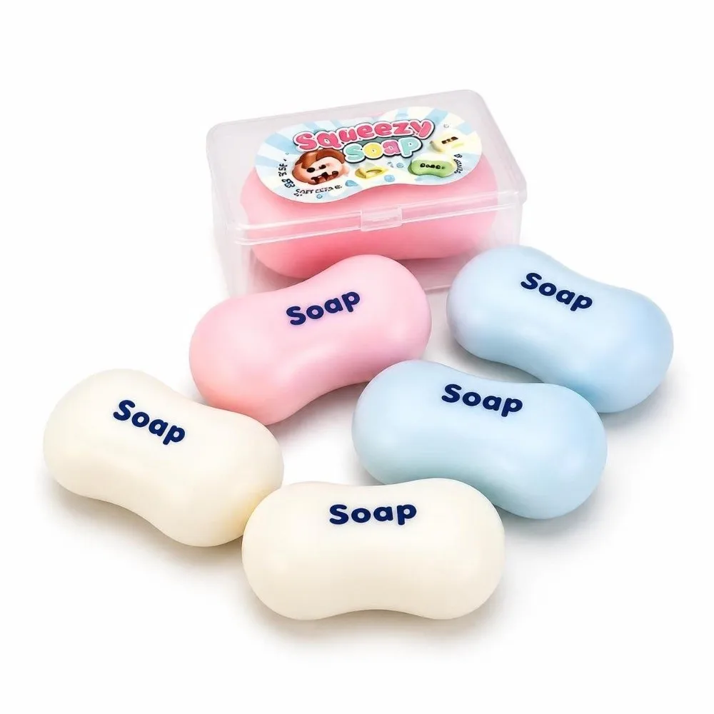 Soap Wax Cracking Squeeze Crispy Feel Handmade Craft Crispy Stress Balls Crackable Texture Snowball Crunch Squishy ​​