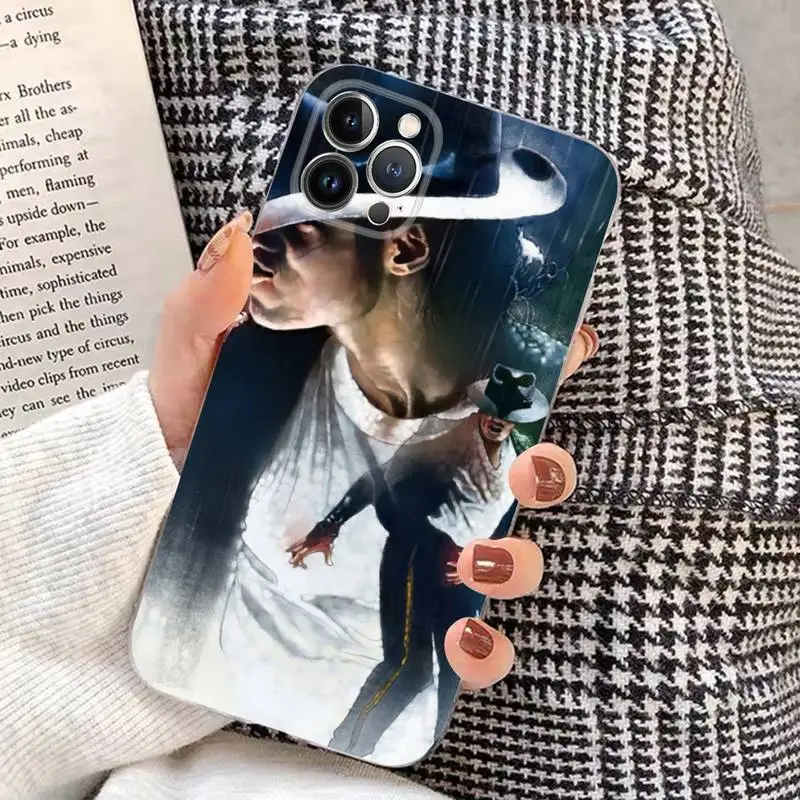 Michael Jackson Hot Singer Phone Case Silicone Soft for iphone 14 13 12 11 Pro Mini XS MAX 8 7 6 Plus X XS XR Cover