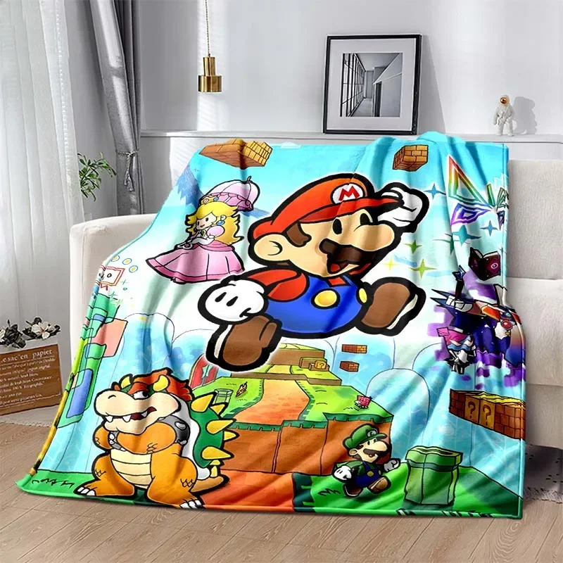 بطانية دافئة ناعمة مطبوعة للأطفال والكبار ، قطيفة منفوشة ، أريكة ، سرير ، رمي ، في الهواء الطلق ، السفر ، اللوازم المنزلية