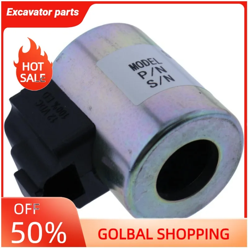 

12V Solenoid Valve Coil 6190568M91 For Terex 820 860 880 970 980 Case 595 595SP