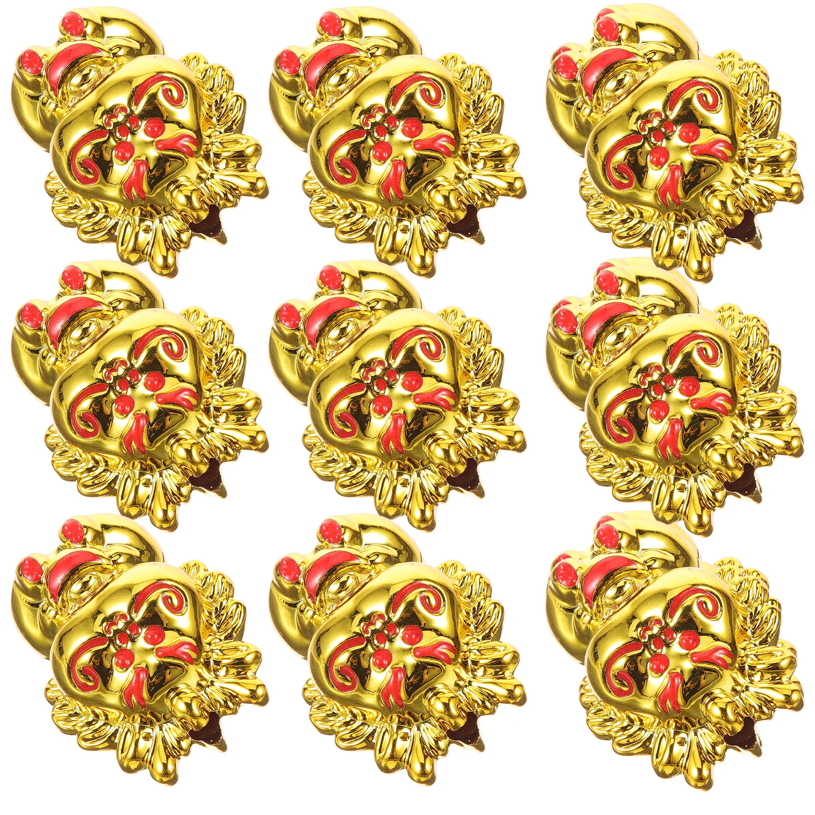 

10Pcs Chinese New Year Pendant Dragon Shaped Decoration Festive Hanging Ornament for Door Car Plant DIY Spring Festival Supplies