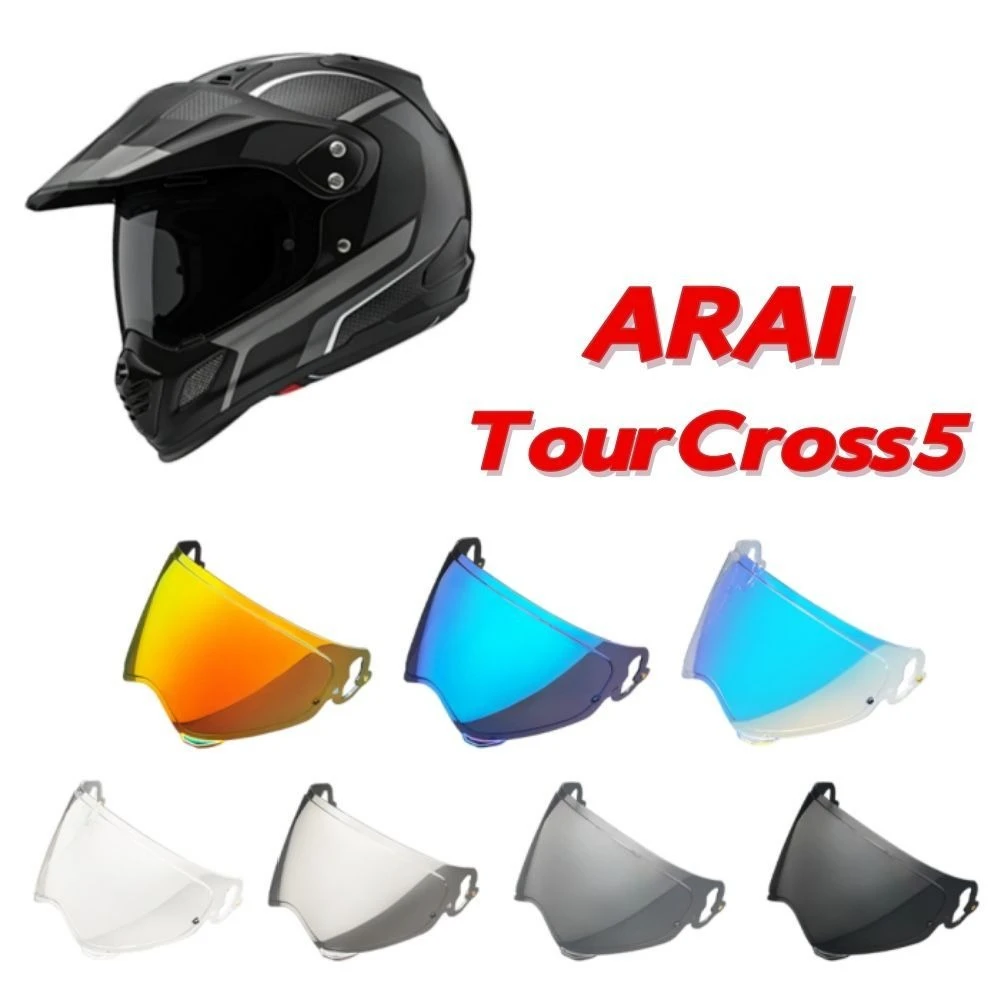 

For ARAI Lenses Tour Cross5 Helmet Lenses Rally Helmet Long-distance Off-road Helmet Sunscreen Night Vision Mirror