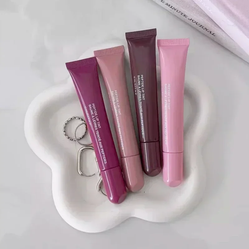 5 pçs/set tubo macio espelho brilho labial óleo nude marrom plumping brilho labial hidratante transparente lipgloss beleza cosméticos