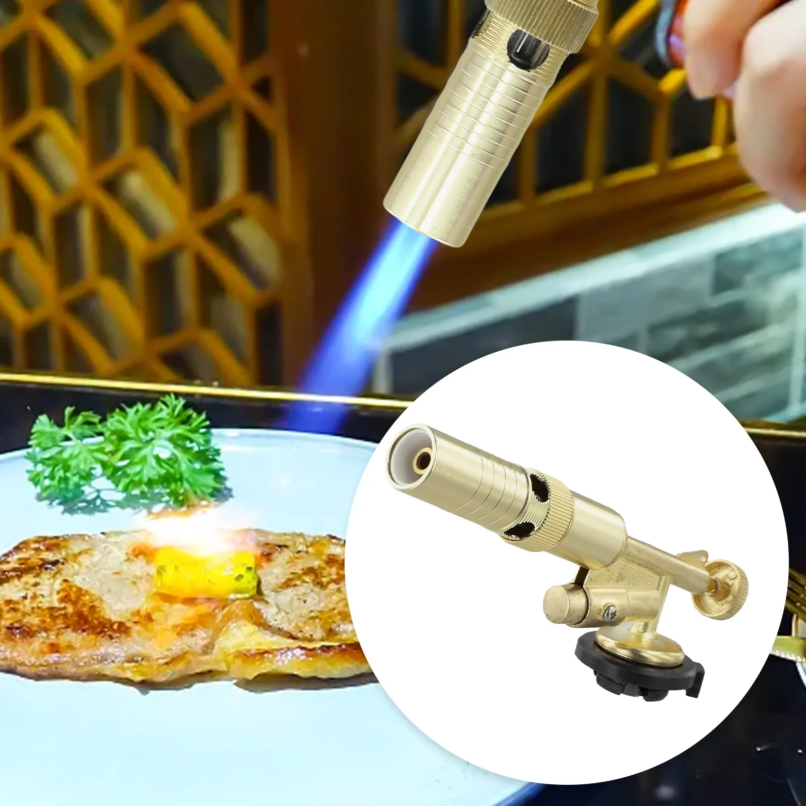 1 Pcs Portable High-Performance Butane Welding Gas Blow Torch For BBQ Welding & Cooking Kitchen Supplies Welding Equipment