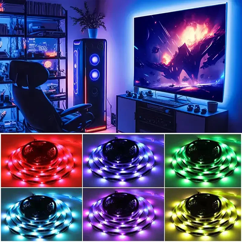 5M USB 스마트 블루투스 RGB LED 스트립 조명 - Smart Home Yellow 리뷰 및 가격