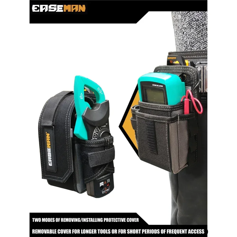 

EASEMAN Multimeter Tool Waist Bag Tool Pouch Quick Hang for Electrician Organizer Ammeter Voltmeter Men Gift