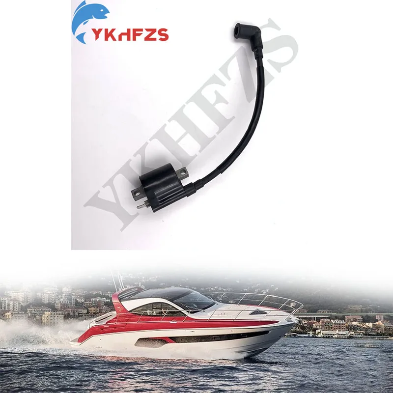 

Катушка зажигания 369-06050-1 для лодочных моторов Tohatsu 2-тактных M5B M5BS HP, Mercury 4/5HP, 369060501, 3F9-06050-0, 16064A1