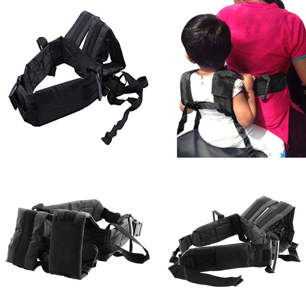 

Motorcycle Seat Belt Children Safety Harness Electric Vehicle Safe Strap Carrier with Buckle Fall Protection Black for Child Kid