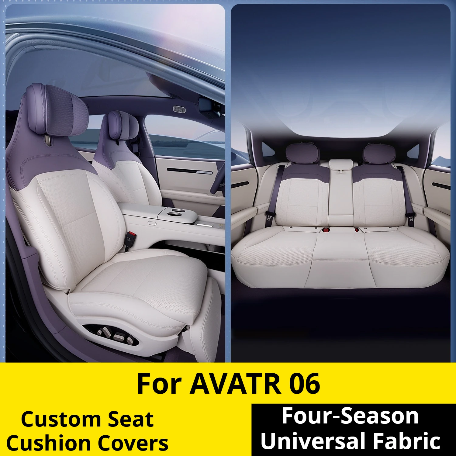 For AVATR 06 Four‑Season Universal Seat Covers Cushion Protector Interior Modification Auto Accessories