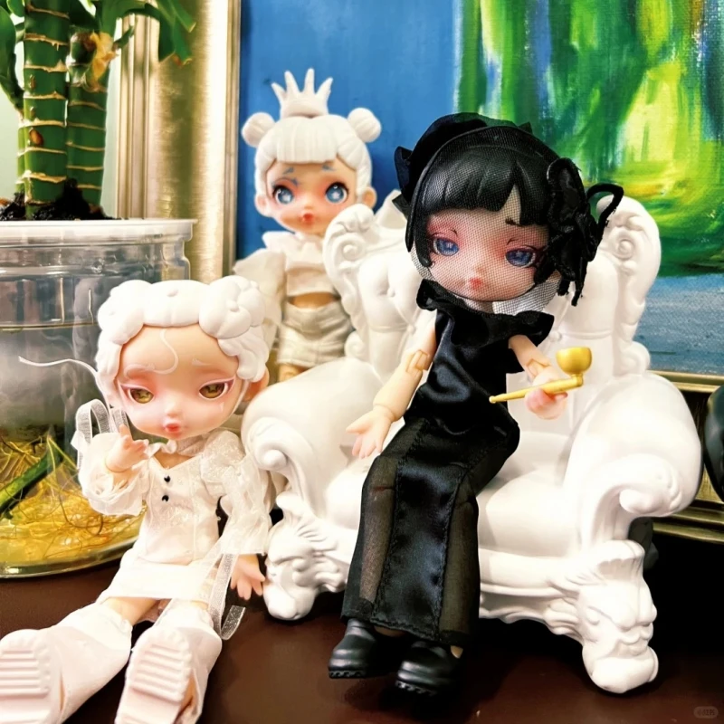 

Лидер продаж Laura, черно-белая серия Spectrum, кукла Bjd, слепая коробка, загадочная коробка, экшн-кукла, платье, сменный орнамент, подарки-сюрпризы