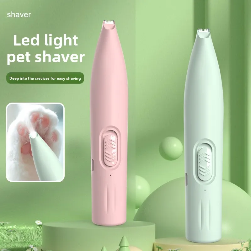 

Pet shaver, cut hair, cat and dog with light, electric push, cut hair, shave feet, special for cat cleaning