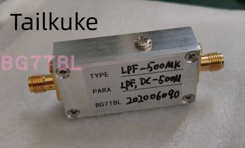 

10k, 100k, 1M, 2M, 5M, 10M, 30M, 100M, 500M, 1G, low-pass filter LPF, SMA port