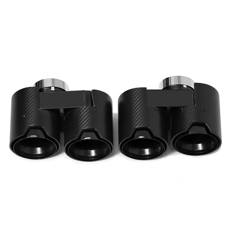 

SYPES For BMW G20 G21 330i 320d 330d 325i Carbon Fiber Matte Black Round Port High Performance No Welding Tailpipe Nozzle