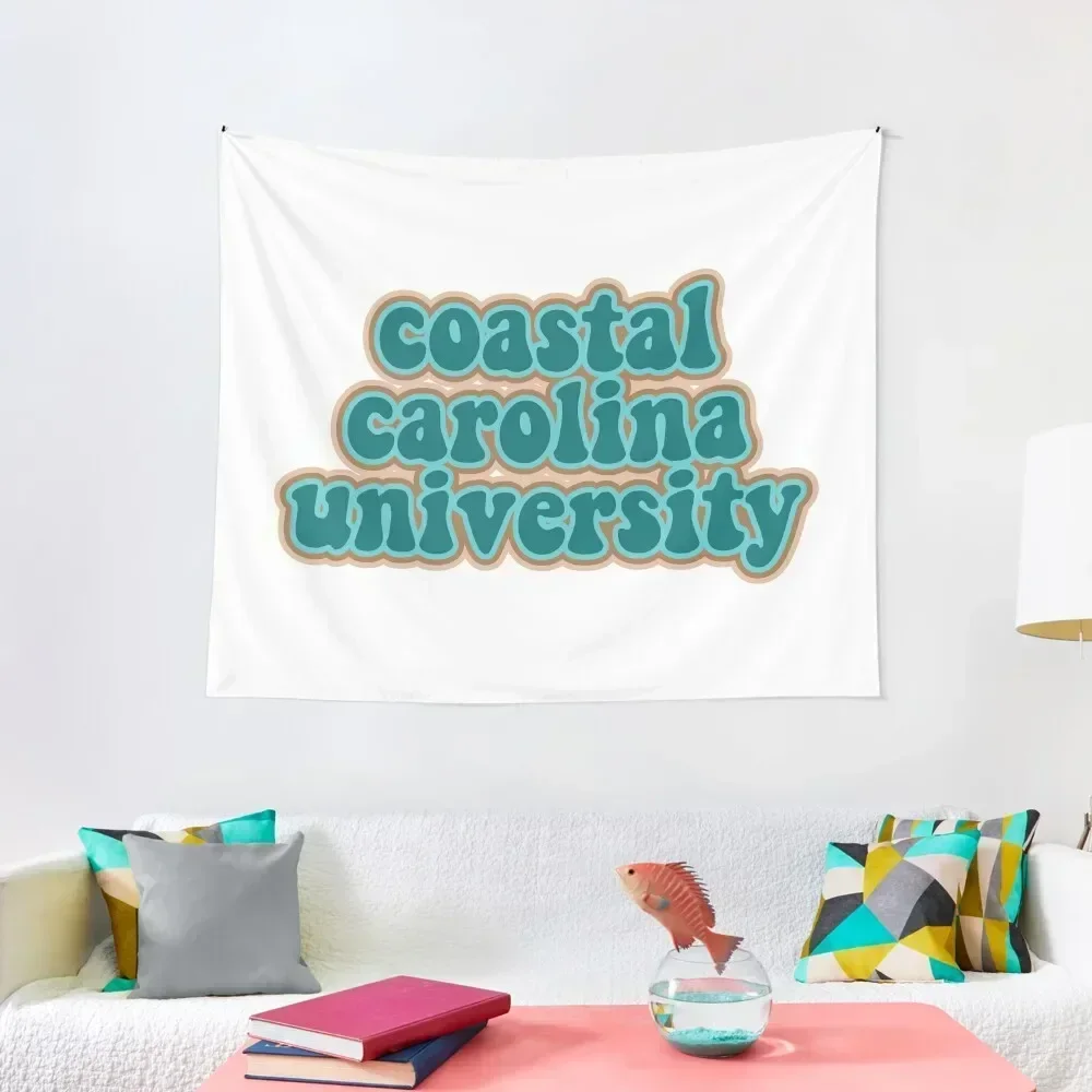 

Coastal Carolina University Groovy Outline Tapestry Room Design Bedroom Decor Home Decoration Accessories Tapestry