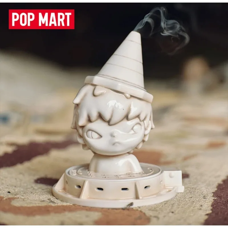 POPMart Hirono Roadblock Incense Burner & Snow House Desk Lamp