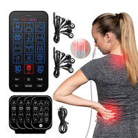 3 IN 1 Health Care Body Massage Electric EMS Muscle Stimulator TENS Unit Electronic Pulse Meridians Physiotherapy Massager