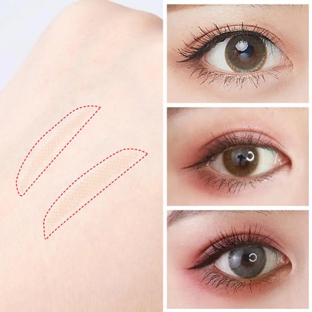 Magiczne samoprzylepne narzędzie do makijażu Duże oczy Naklejki na powieki Niewidoczne podwójne powieki Taśma do powiek