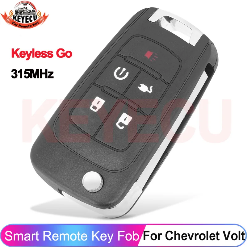 

KEYECU для Chevrolet Volt 2011 2012 2013 2014 2015 Keyless Entry Go Smart ID46 чип 315 МГц дистанционный ключ OHT05918179 22755323