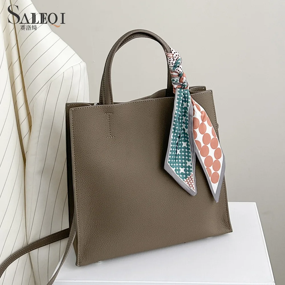 

Genuine Grade Leather Women Shoulder Crossbody Bucket Bag Luxury Designer Brand Female High Quality Daily Handbag for Woman New