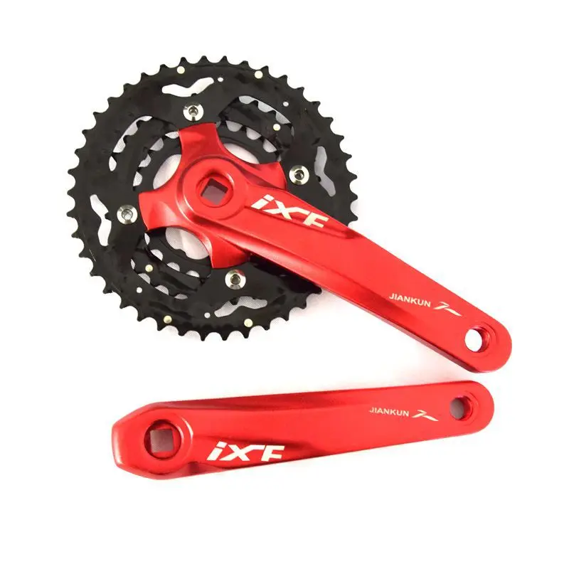 

Ultralight Mountain Bike Crank Crankset Aluminum Alloy 8/9/10 Speed Can Be Modified 24-32-42T Bicycle Crank & Chainwheel