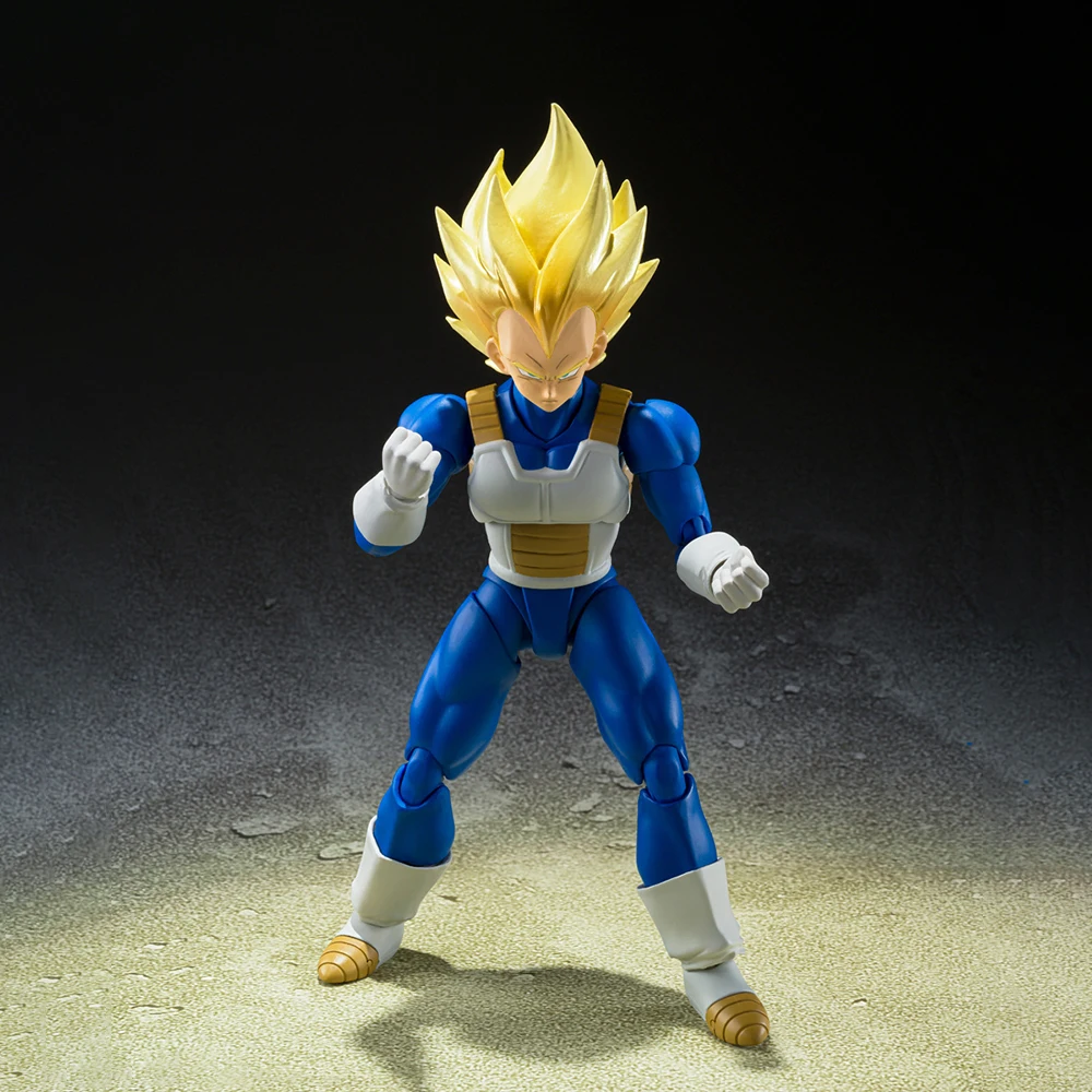 IN STOCK Original Bandai Dragon Ball Z S.H.Figuarts Vegeta (Awakening Super Saiyan Blood) Anime Action Figure Model Toys