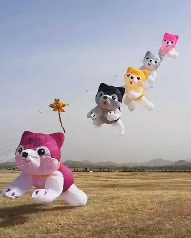 Giant kites flying inflatable kites dog kite pendant soft kite 3d kites Octopus reel large kites weifang kites professional kite