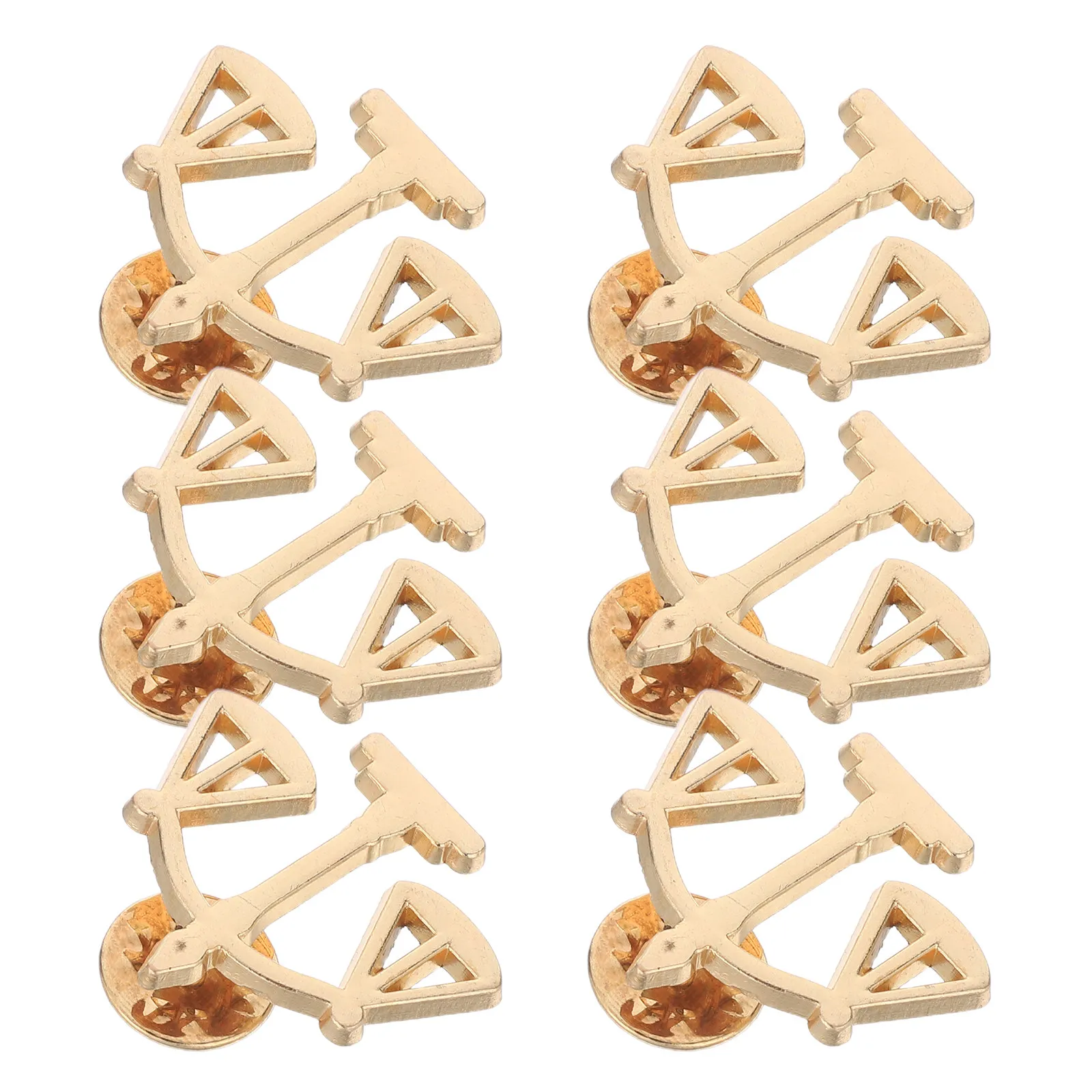 

6Pcs Scale of Justice Brooch Lapel Pin for Men Metal Suit Shirt Collar Badge Lawyer Judge Law Event Formal Office Inspirational