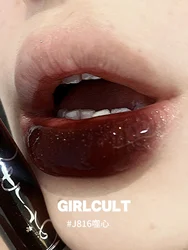 Girlcult Hmong Witch Glitter Lipgloss Matte Shimmer Gothic Dark Chameleon Long-lasting Sparkling Blue Smoky Lipstick