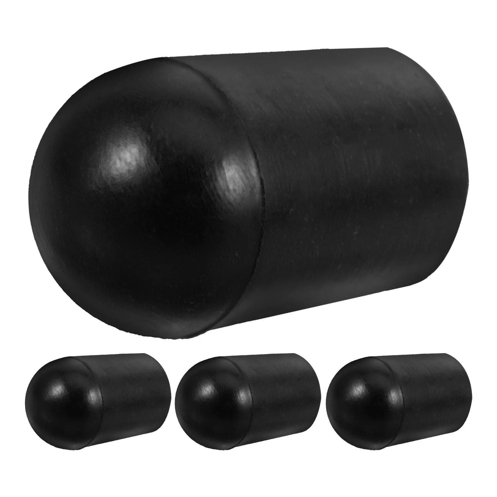 

4 Pcs Cello Tail Post Pad Endpin Cap Rubber Tip Bass Protector Feet Stopper