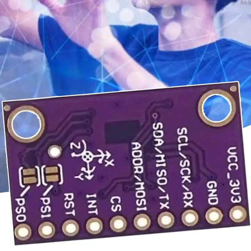 Digital Sensor Module Ahrs Module Tracking Detector With Two Jumpers Wear-Resistant 9-Axis Accelerometer Replacement Parts For