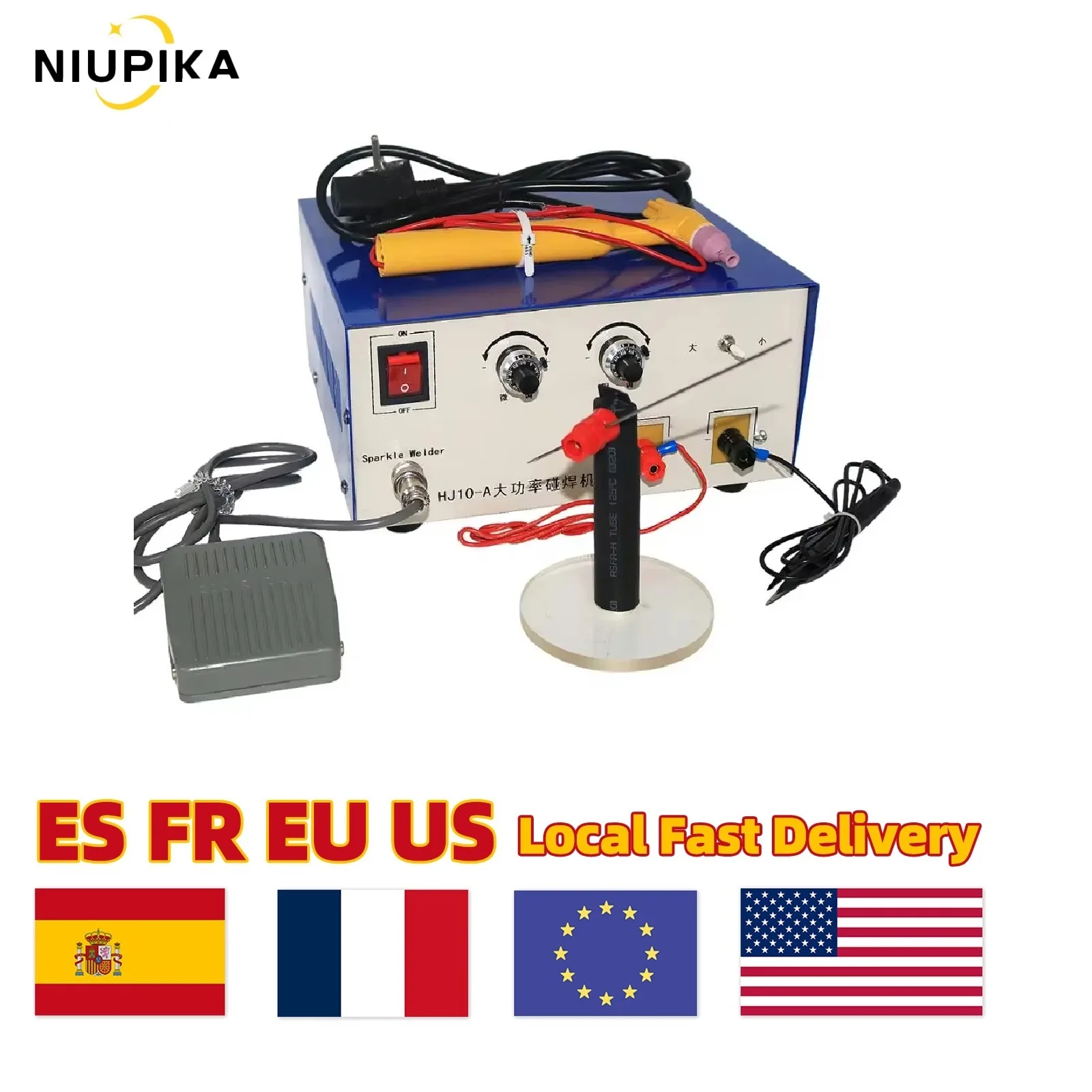 100A Spot Welding Machine Jewelry Handheld Small Laser Welder High Power Coil Bracelet Interface Soldering Tool