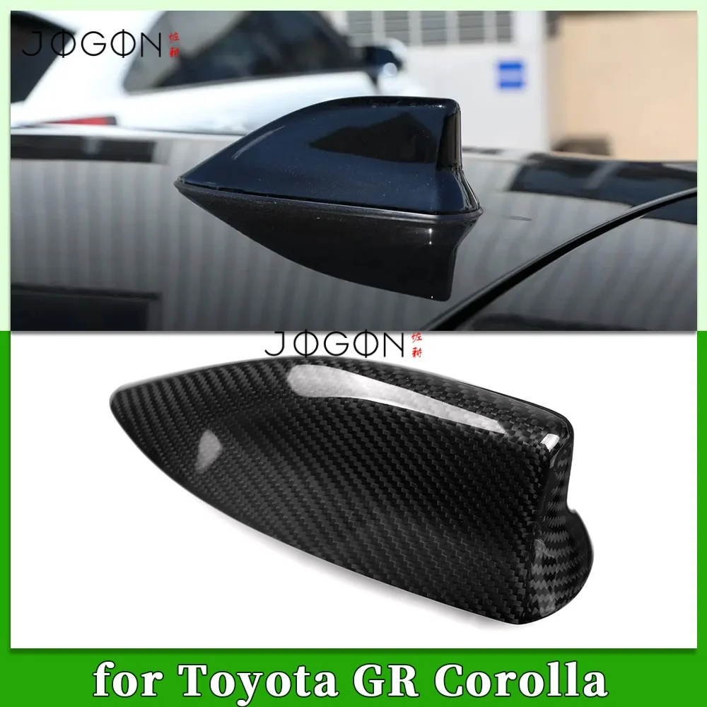

Carbon Fiber Exterior Car Roof Antenna Shark Roof Aerials Fin Cover Trim Accessories For Toyota GR Corolla 2023 2024 2025