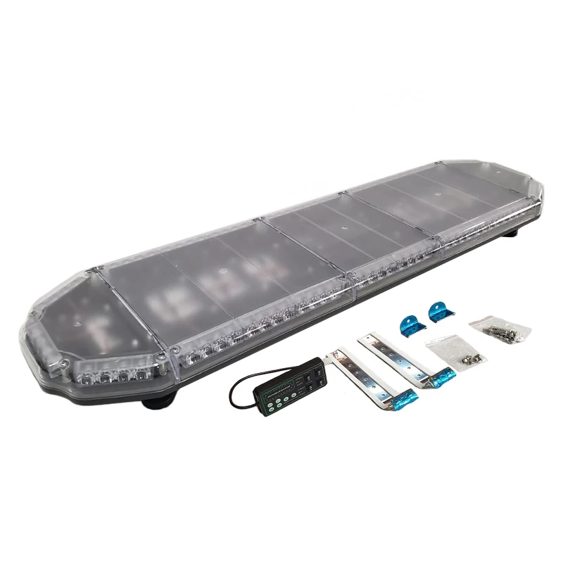 

Hot Sale LED Warning Lightbar 120cm Emergency Roof Beacon Red Blue Amber Colors Car Accessory