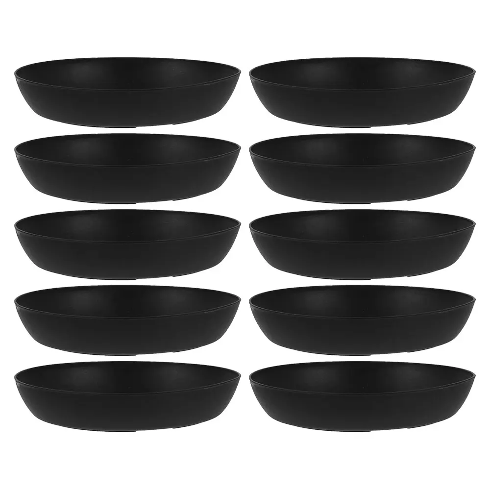 

10pcs Plastic Plant Saucer Round Drainage Tray For Indoor Outdoor Potted Plants Water Catcher Plate Planter Base Garden Bonsai