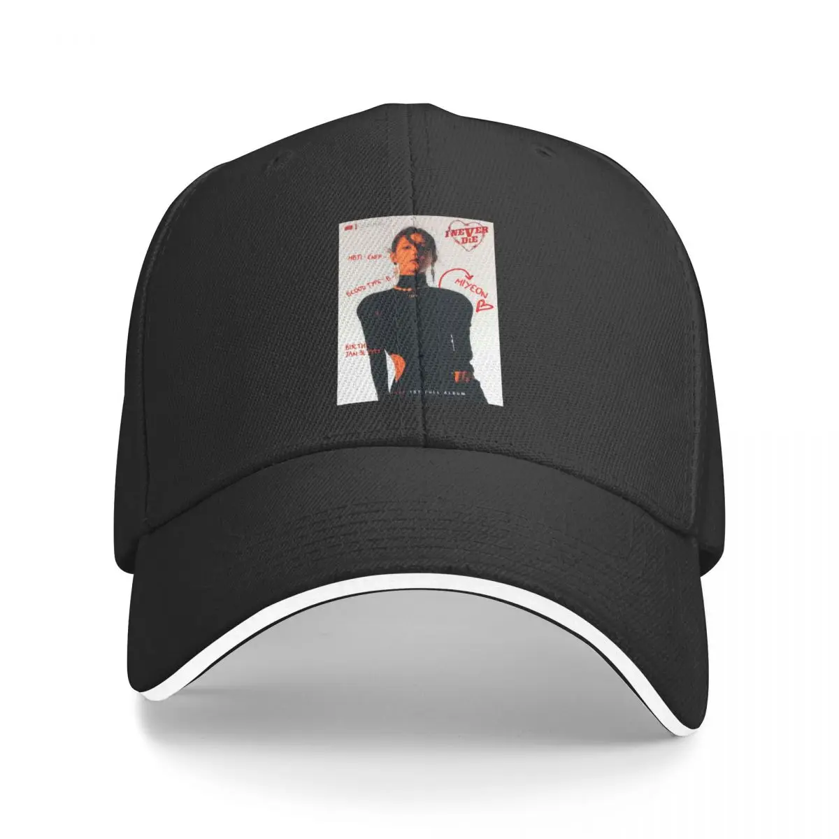 (G)I-DLE MIYEON [I NEVER DIE] RiSKY Ver. Baseball Cap Beach Outing Dropshipping summer hat Gentleman Hat Mens Hats Women's