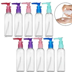 5Pcs 30/50/100 ml Plastic Refillable Pump Bottle with Lotion Pump Dispenser For Lotions Shampoo Cleaning Products Aromatherapy