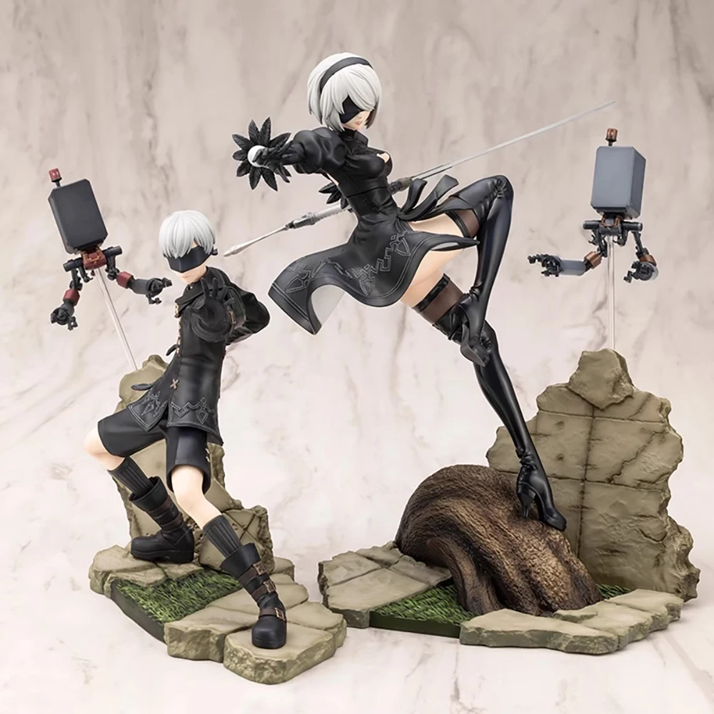 Nuovo originale Kotobukiya ARTFX J 2B (NieR:Automata Ver1.1a) Squisito da collezione 240 mm Anime Figure Model Ornament Toys