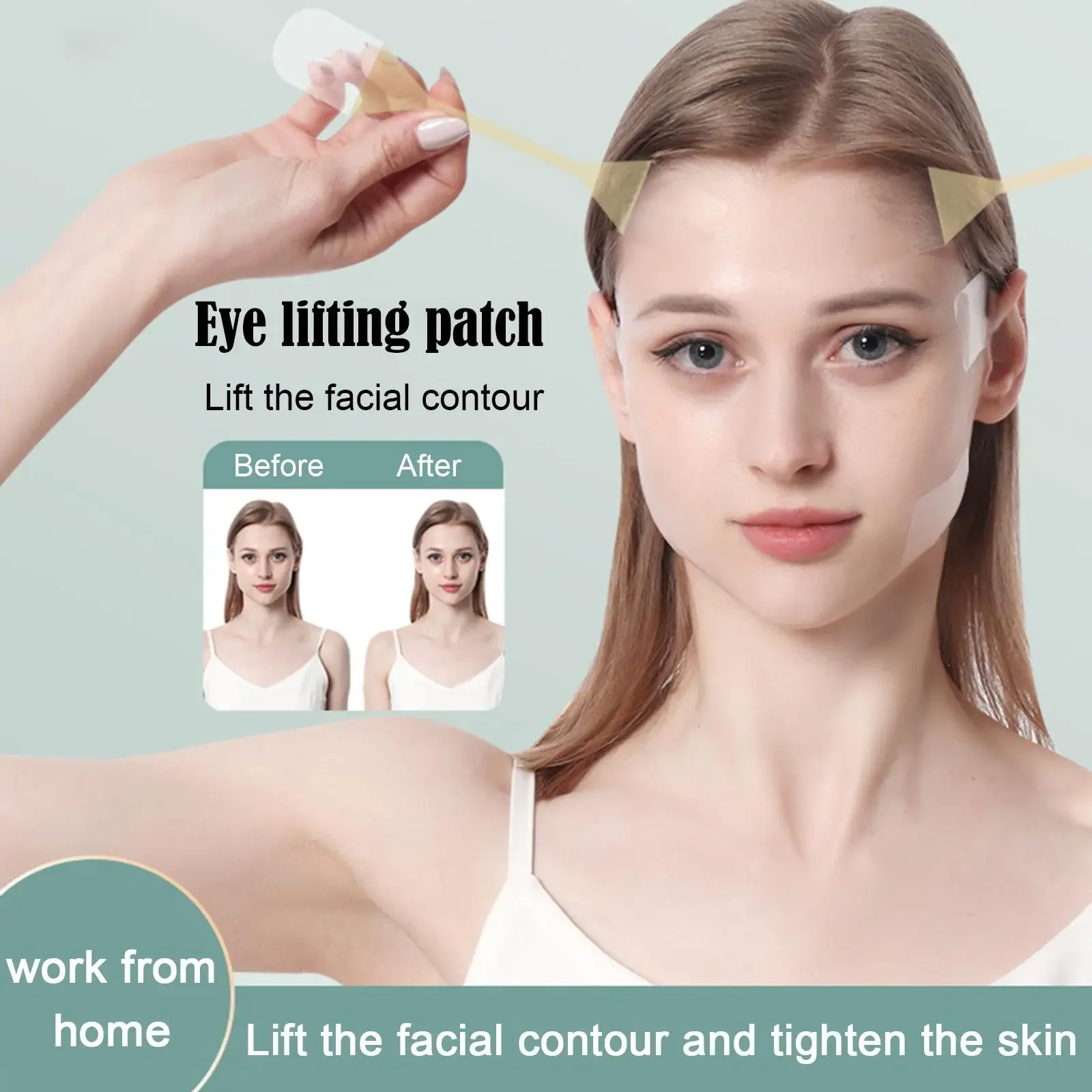 Power-Lifter Unsichtbare Dünne Gesicht Band Gesichts Linie Falten Lift Werkzeuge Schlaffe Schönheit Aufkleber Frauen V-Form Haut gesicht W8S3
