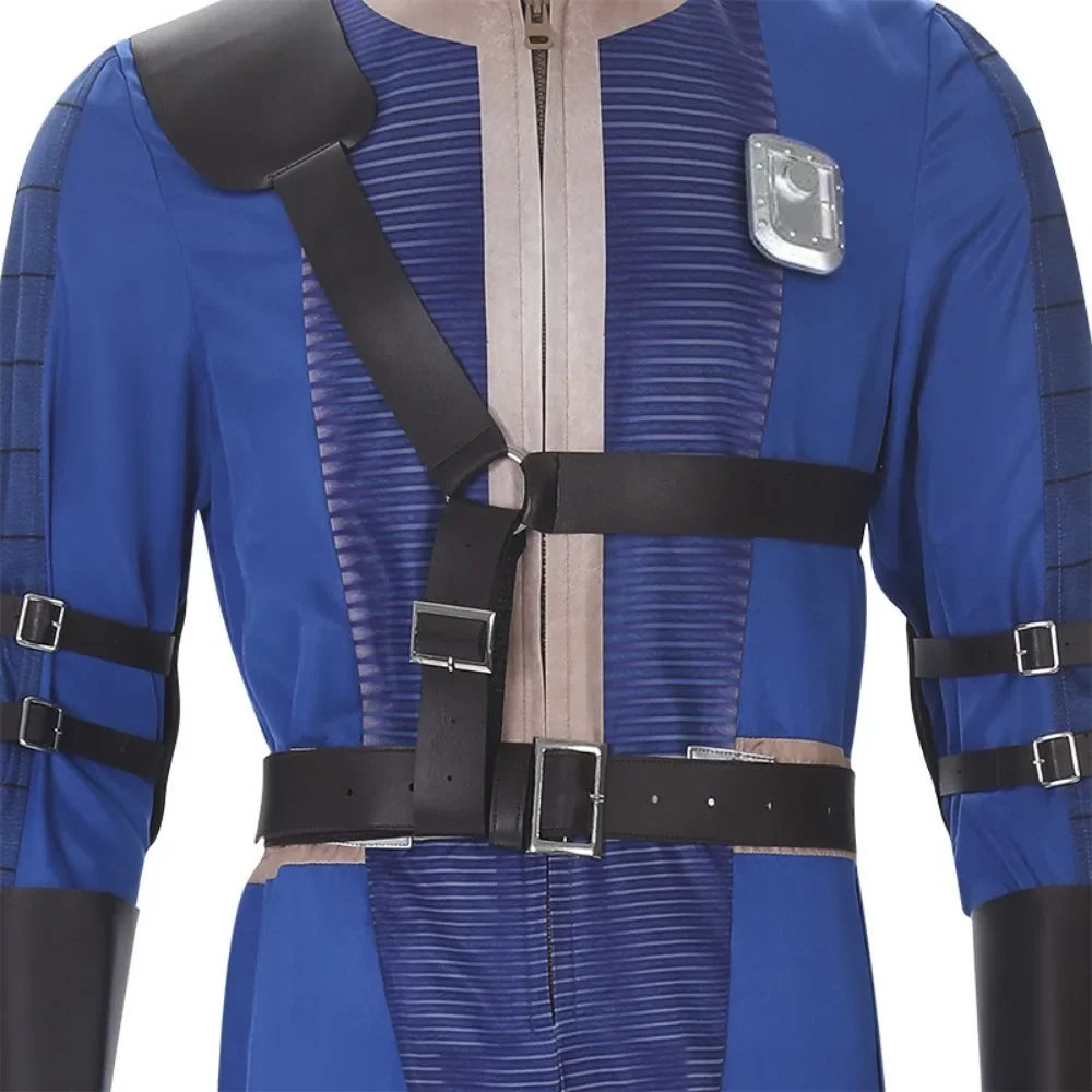 子供、コスプレ、衣装、ヒーロー、ジャンプスーツ、ハロウィーン、カーニバル、パーティー、大人、ハロウィーンのためのゲームの放射性のあるleanコスプレコスチューム