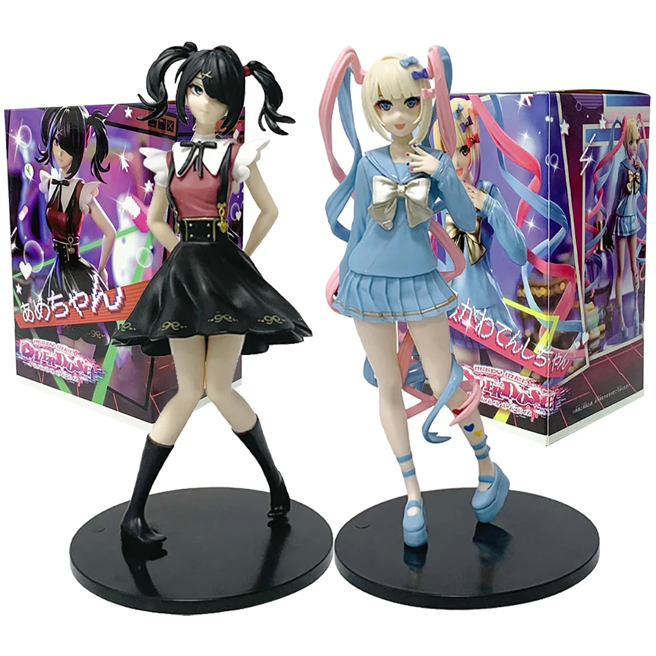 18.5 سنتيمتر سوبر لطيف الملاك صلصة الدائمة الحلوى شخصية محاصر الكرتون مرساة فتاة جميلة يدوية الصنع نموذج هدية عيد