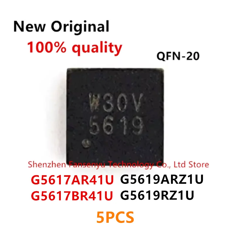 (5piece)100% New 5617A 5617B 5619 5619A G5617A G5617B G5619 G5619A G5617AR41U G5617BR41U G5619RZ1U G5619ARZ1U QFN Chipset