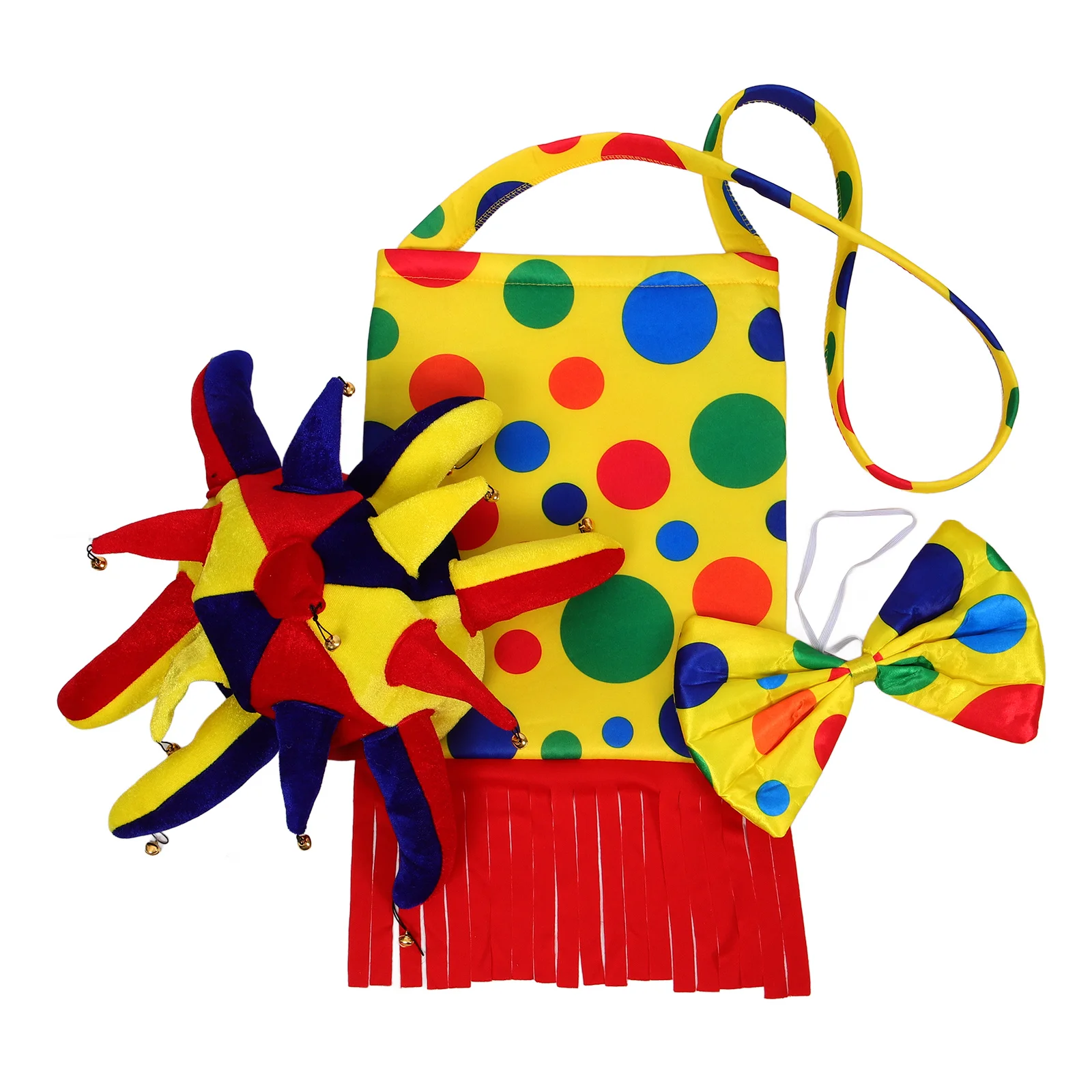 

Реквизит клоуна, шляпа для взрослых, карнавальные костюмы, макияж, косплей, цирковые аксессуары, золотой бархат, ролевая вечеринка