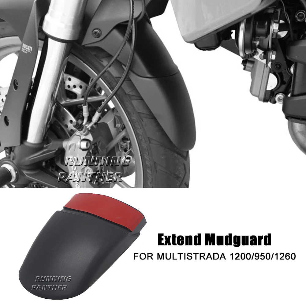 

Motorcycle Front Fender Mudguard For DUCATI MULTISTRADA 1200 950 1260 Rear Extender Extension Multistrada 1200 950 1260